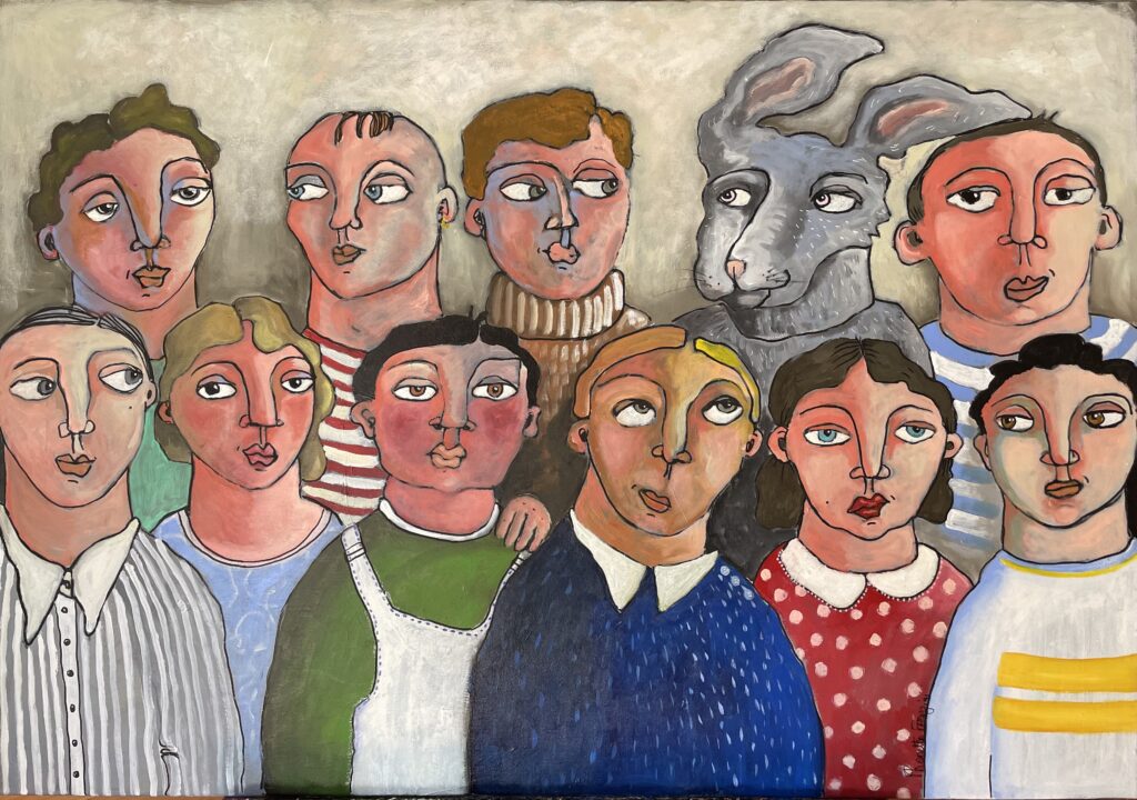 Les Singuliers, 2025
Acrylique sur toile
70 x 110cm